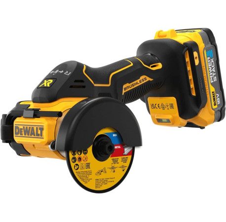 Пила дисковая универсальная аккумуляторная XR Li-lon 18В 1.7Ач 20000об DeWALT DCS438E2T