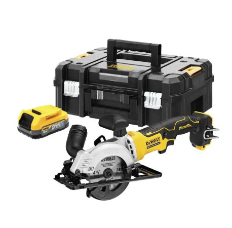 Пила дискова акумуляторна 115мм XR Li-lon 18В 1.7Аг DeWALT DCS571E1T ціна