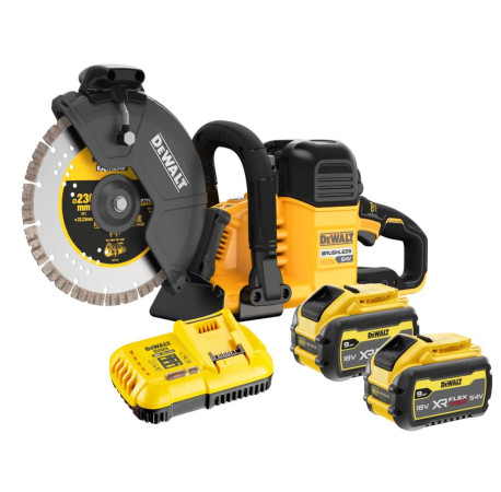Пила відрізна дискова акумуляторна 230мм XR Li-lon 54В 3Аг DeWALT DCS691X2 з доставкою