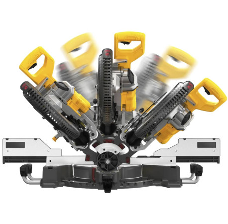 Пила торцювальна акумуляторна 305мм XR Li-lon 54В 3Аг DeWALT DCS781X2 