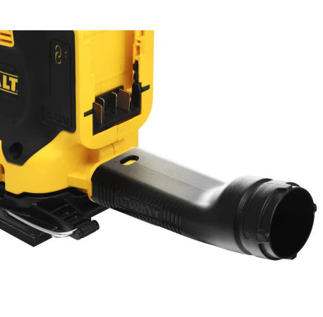 Шліфмашина вібраційна акумуляторна DeWALT DCW200NT з іншого ракурсу
