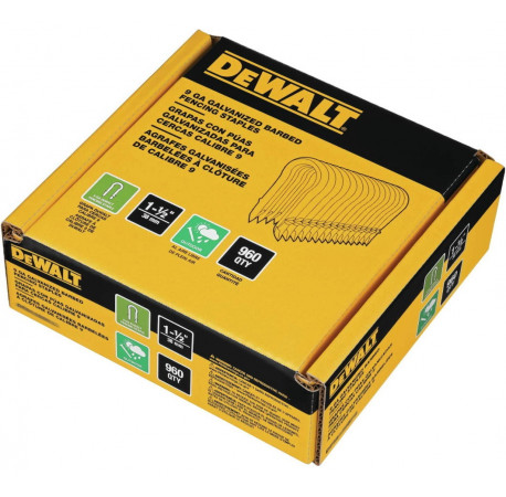 Скобы крепёжные для степлера 40 мм уп 960 шт DeWALT DFS9150B1G цена