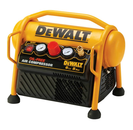 Компресор повітряний безмасляний 1.1кВт 6л DeWALT DPC6MRC