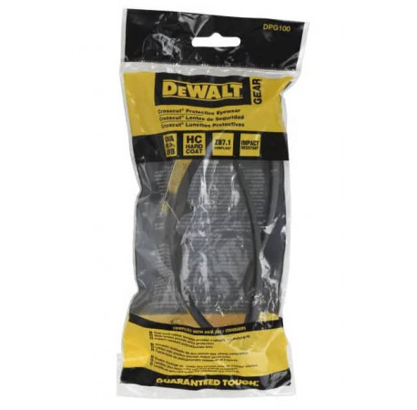 Очки защитные Crosscut открытые затемненные AS DeWALT DPG100-9D с доставкой