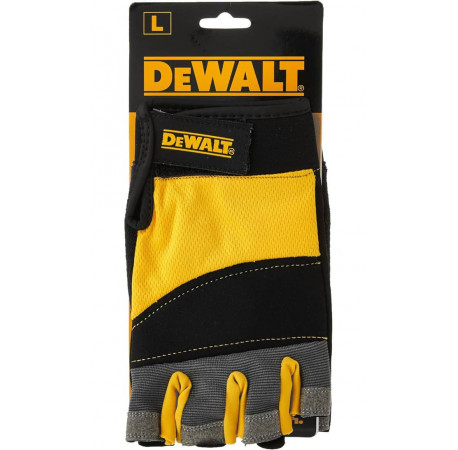 Перчатки рабочие универсальные без пальцев DeWALT DPG213L цена