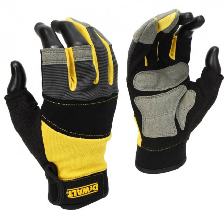 Рукавички робочі універсальні частково без пальців DeWALT DPG214L ціна