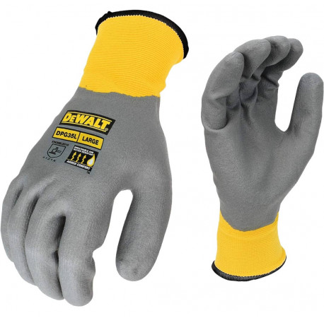 Перчатки рабочие универсальные с нитриловым покрытием DeWALT DPG35L цена