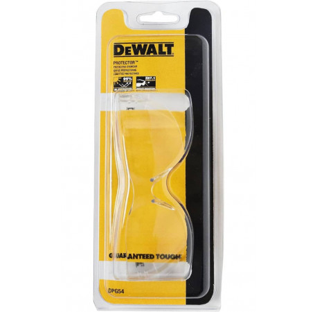 Очки защитные Protector открытые прозрачные AS DeWALT DPG54-1D с доставкой
