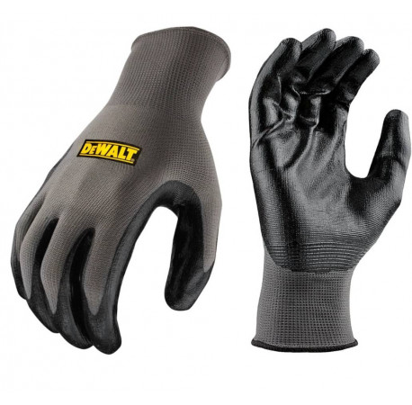 Перчатки рабочие с нитриловым покрытием Ultradex DeWALT DPG66L цена