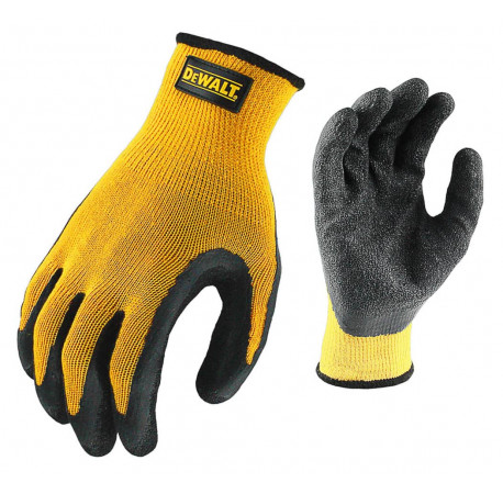 Перчатки рабочие универсальные с резиновым покрытием DeWALT DPG70L цена