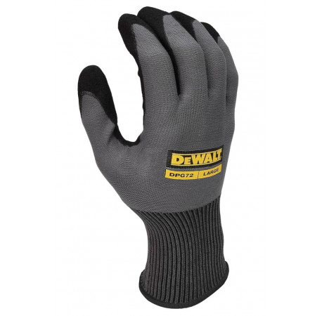 Перчатки рабочие универсальные с нитриловым покрытием DeWALT DPG72L купить