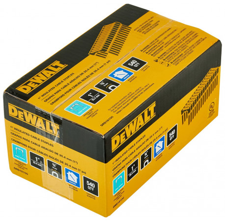 Скобы крепёжные для степлера 25 мм уп 540 шт DeWALT DRS18100 в магазине Tools DeWalt