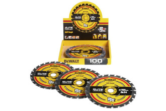 Диск пилковий Eite Extreme 165x20мм 24T 10шт DeWALT DT10400_10