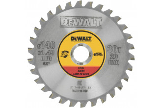 Диск пильный по металлу Metal Cutting 140x20 мм DeWALT DT1923