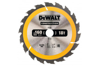 Диск пильный Construction 160x20 мм DeWALT DT1931