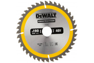 Диск пилковий Construction 190x30 мм DeWALT DT1945