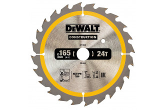 Диск пильний Construction 165x20 мм DeWALT DT1949