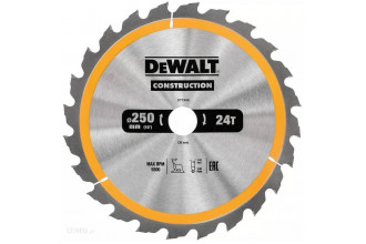 Диск пилковий Construction 250x30 мм DeWALT DT1956