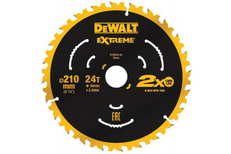 Диск пильный Extreme 210x30 мм DeWALT DT20432