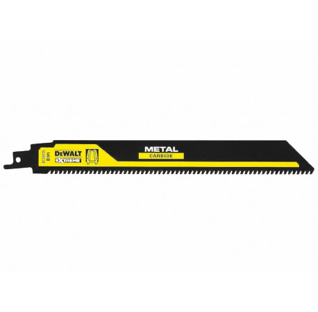 Пильное полотно по металлу Extreme Carbide 230 мм для сабельной пилы DeWALT DT20435