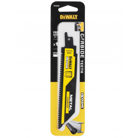 Пильне полотно по металу Extreme Carbide для шабельної пили DeWALT DT20436 ціна