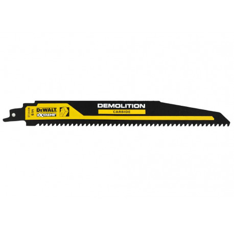 Пильное полотно по дереву Extreme Carbide 230 мм для сабельной пилы DeWALT DT20439
