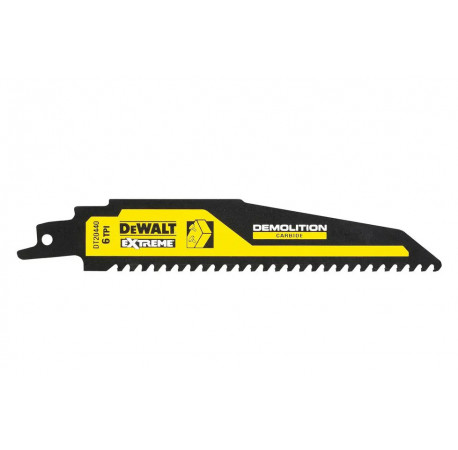 Пильне полотно по дереву Extreme Carbide для шабельної пили DeWALT DT20440