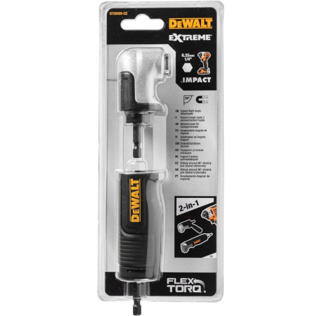Насадка кутова з розбірним корпусом Extreme Impact DeWALT DT20500 ціна