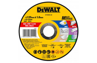 Круг відрізний Multi-Material універсальний 125х1х22.2 DeWALT DT20595