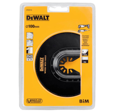 Диск пильний сегментований для мультиінструменту 100мм DeWALT DT20710 ціна