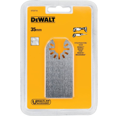Скребок плоский для мультиинструмента 35мм DeWALT DT20716 цена