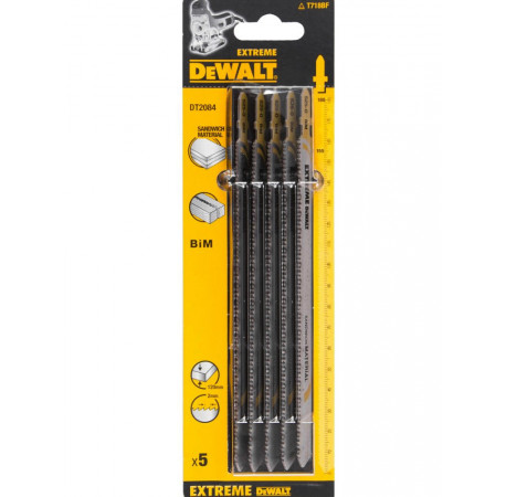 Пильне полотно спеціальне для електролобзика 5 шт DeWALT DT2084 купити