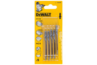 Пильное полотно для электролобзика по дереву 5 шт DeWALT DT2168