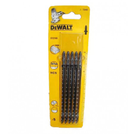 Пильное полотно для электролобзика по дереву 5 шт DeWALT DT2169 цена