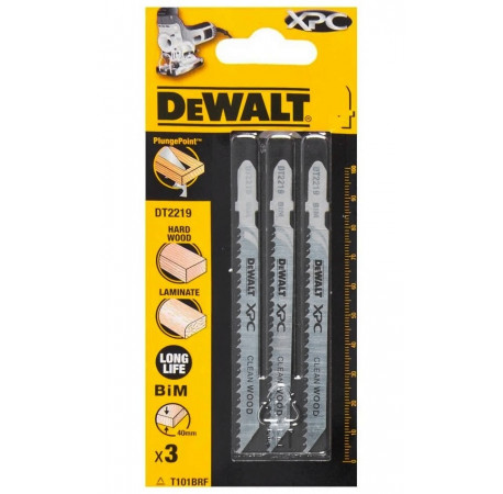Пильне полотно для лобзика по дереву DeWALT DT2219