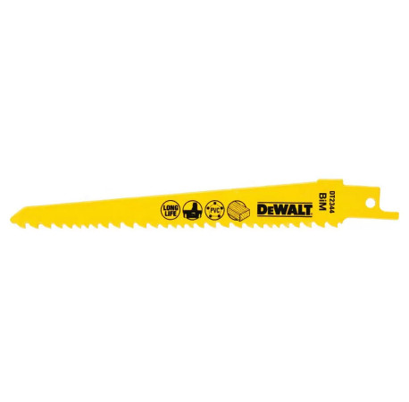 Пильное полотно для специальных материалов для сабельной пилы 152 мм 5 шт DeWALT DT2344 купить