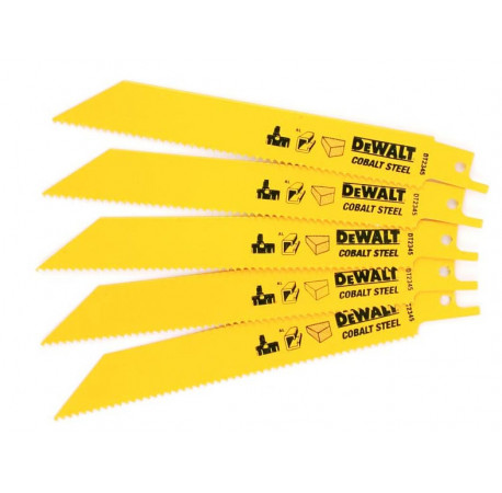 Пильне полотно універсальне для шабельної пили 5 шт DeWALT DT2345 ціна