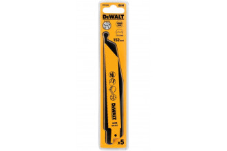 Пильне полотно універсальне для шабельної пили 5 шт DeWALT DT2348
