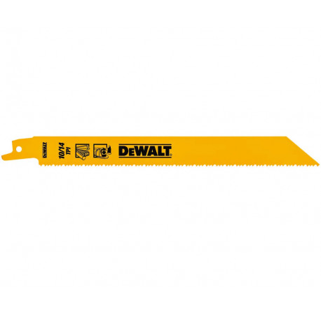 Пильное полотно универсальное биметаллическое для сабельной пилы 5 шт DeWALT DT2387 купить