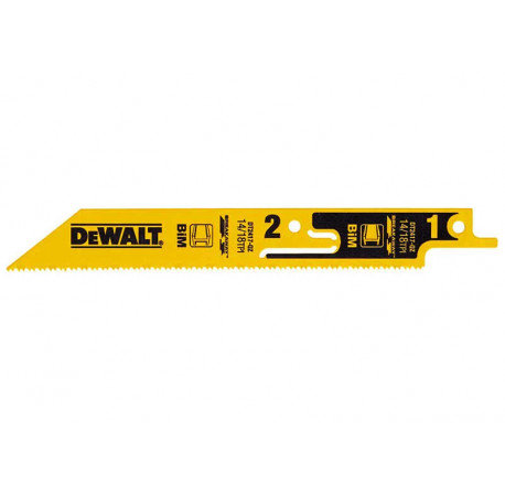 Пильне полотно Breakaway по металу 152 мм для шабельної пили 5 шт DeWALT DT2417