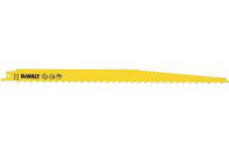 Пильне полотно по дереву HCS 305 мм для шабельної пили 5 шт DeWALT DT2432