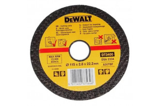Круг відрізний по металу 115х2.8х22.2 мм DeWALT DT3400-QZ