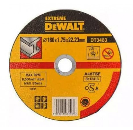 Круг отрезной Extreme по металлу 180х1.75х22.2 DeWALT DT3483-QZ