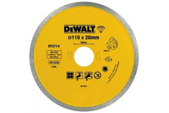 Диск алмазний по кераміці 110х20 мм для плиткоріза DeWALT DT3714