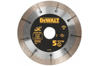 Диск алмазный сдвоенный по бетону 125x22.2 мм DeWALT DT3758