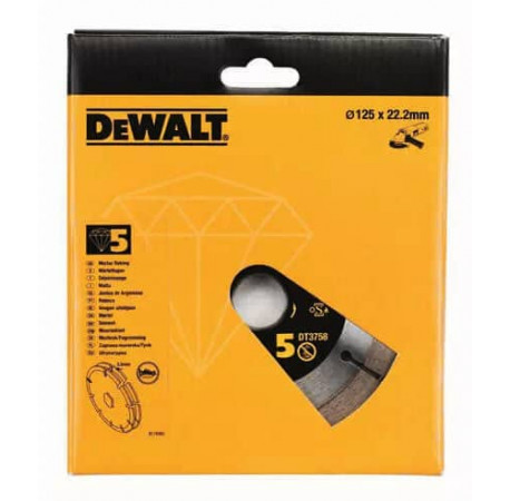 Диск алмазний здвоєний по бетону 125x22.2 мм DeWALT DT3758 ціна