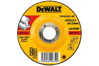Круг шліфувальний по металу 230х6.3х22.2 DeWALT DT42620Z