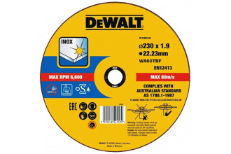 Круг відрізний Inox по металу 230х1.9х22.2 DeWALT DT43909