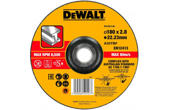 Круг відрізний по металу 180х2.8х22.2 DeWALT DT43912