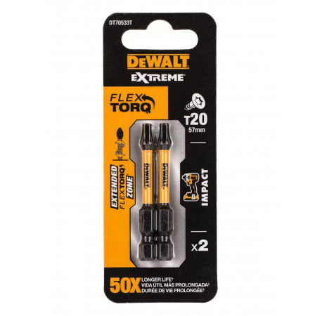 Набор бит Torx Т20 DeWALT DT70533T
